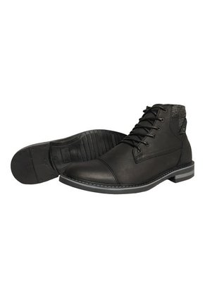 Botas En Cuero Para Hombre Color Negro Marca Monserrate Ref. Galeras