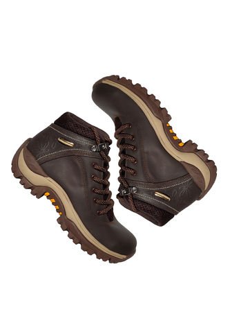 Botas En Cuero Outdoor Para Mujer Color Cafe MoreLiber By Monserrate Gaia Monserrate