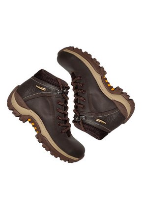 Botas En Cuero Outdoor Para Mujer Color Cafe MoreLiber By Monserrate Gaia