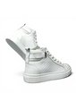 Tenis En CUERO Para Mujer Marca Moreliber Ref Prisma Color Blanco de Monserrate
