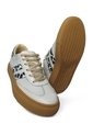 Tenis En CUERO Para Mujer Marca Moreliber Ref Urbana Color Nacar-print de Monserrate