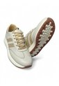 Tenis En CUERO Para Mujer Marca Moreliber Ref Elite Color Nacar-oro de Monserrate