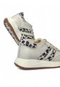 Tenis En CUERO Para Mujer Marca Moreliber Ref Elite Color Nacar-beige de Monserrate