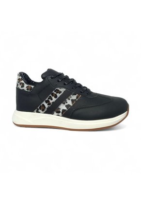 Tenis En CUERO Para Mujer Marca Moreliber Ref Elite Color Negro-print