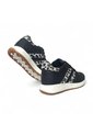 Tenis En CUERO Para Mujer Marca Moreliber Ref Elite Color Negro-print de Monserrate