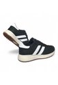 Tenis En CUERO Para Mujer Marca Moreliber Ref Elite Color Negro-Blanco de Monserrate