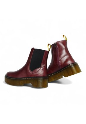 Botines De Mujer En Cuero Color Vino MoreLiber Ref. Frenesí