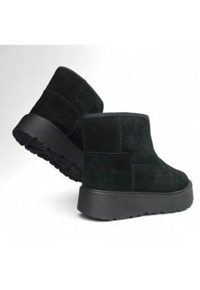 Botines De Mujer En Cuero Color Negro MoreLiber Ref. Nube