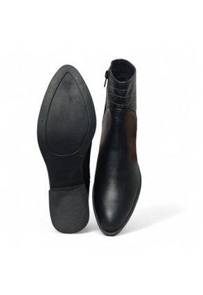 Botines De Mujer En Cuero Color Negro MoreLiber Ref. Diva