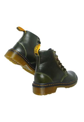 Botines De Mujer En Cuero Color Verde Esmeralda MoreLiber Ref. Épica