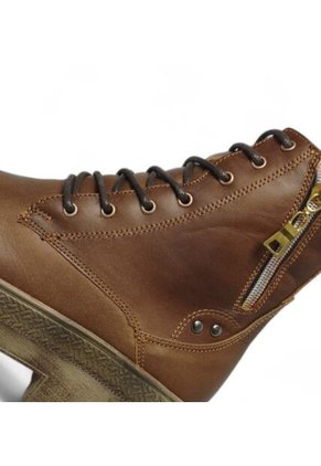 Bota De Mujer En Cuero Color Marron MoreLiber Ref. Brava