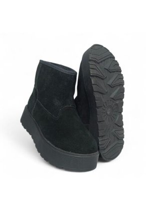 Botines De Mujer En Cuero Color Negro MoreLiber Ref. Nube