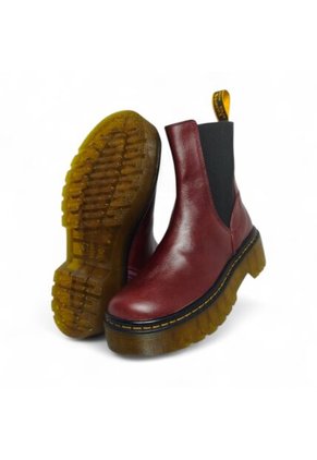 Botines De Mujer En Cuero Color Vino MoreLiber Ref. Frenesí