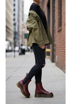 Botines De Mujer En Cuero Color Vino MoreLiber Ref. Frenesí