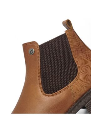 Botines De Mujer En Cuero Color Miel MoreLiber Ref. Velvet