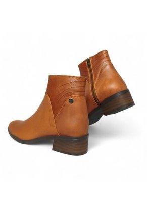 Botines De Mujer En Cuero Color Miel MoreLiber Ref. Diva