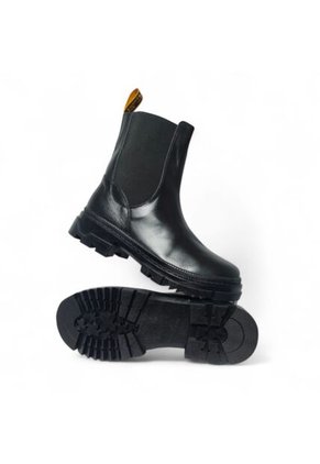 Botines De Mujer En Cuero Color Negro MoreLiber Ref. Genesis