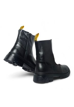 Botines De Mujer En Cuero Color Negro MoreLiber Ref. Genesis