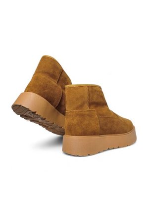 Botines De Mujer En Cuero Color Miel MoreLiber Ref. Nube