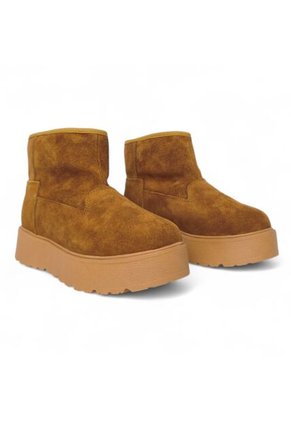 Botines De Mujer En Cuero Color Miel MoreLiber Ref. Nube