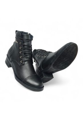 Botines De Mujer En Cuero Color Negro MoreLiber Ref. Jubilo