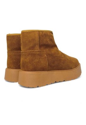 Botines De Mujer En Cuero Color Miel MoreLiber Ref. Nube