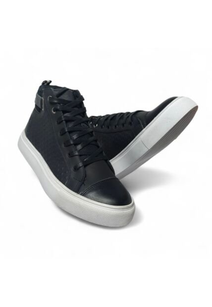 Tenis En CUERO Para Mujer Marca Moreliber Ref Prisma Color Negro