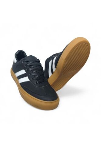 Tenis En CUERO Para Mujer Marca Moreliber Ref Urbana Color Negro-blanco Monserrate