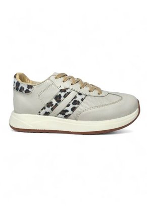 Tenis En CUERO Para Mujer Marca Moreliber Ref Elite Color Nacar-beige
