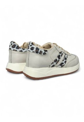 Tenis En CUERO Para Mujer Marca Moreliber Ref Elite Color Nacar-beige