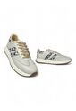 Tenis En CUERO Para Mujer Marca Moreliber Ref Elite Color Nacar-beige de Monserrate