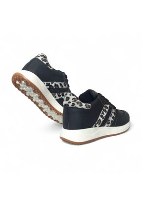 Tenis En CUERO Para Mujer Marca Moreliber Ref Elite Color Negro-print