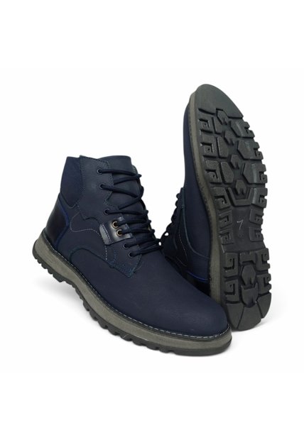 Botas En CUERO Para Hombre Marca Monserrate Ref Maloka Color Azul