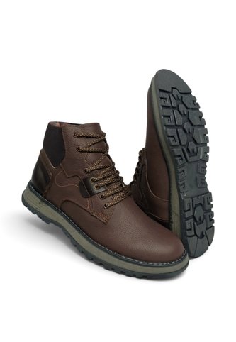Botas En CUERO Para Hombre Marca Monserrate Ref Maloka Color Café Monserrate
