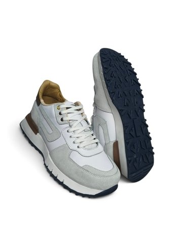 Tenis En CUERO Para Hombre Marca Monserrate Ref Macondo Color Blanco Monserrate