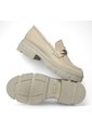 Zapatos Para Mujer En Cuero Color Beige Marca MoreLiber Ref. Selecta de Monserrate