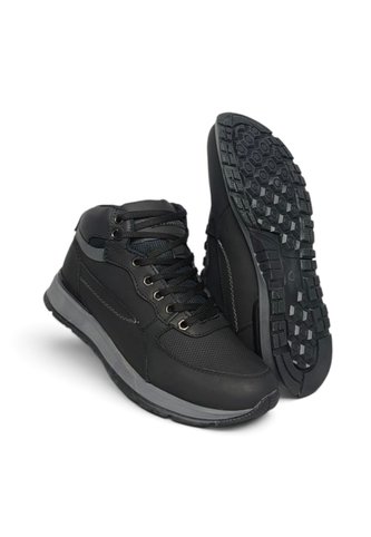 Tenis En Bota De CUERO Para Hombre Marca Monserrate Ref Palmas Color Negro Monserrate