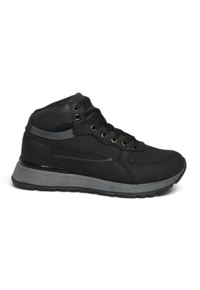 Tenis En Bota De CUERO Para Hombre Marca Monserrate Ref Palmas Color Negro