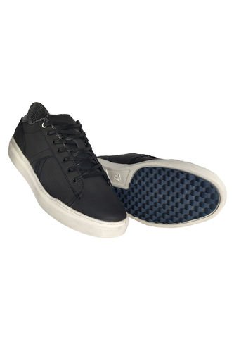 Tenis En Cuero Para Hombre Marca Monserrate Ref. Mulato Color Negro Monserrate
