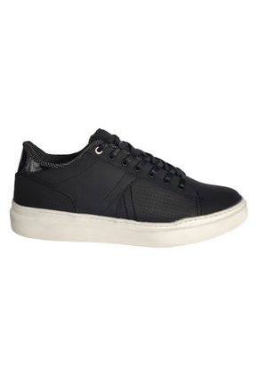 Tenis En Cuero Para Hombre Marca Monserrate Ref. Mulato Color Negro