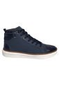 Tenis En Cuero Para Hombre En Bota Color Azul Marca Monserrate Ref. Coral de Monserrate