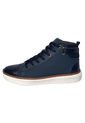 Tenis En Cuero Para Hombre En Bota Color Azul Marca Monserrate Ref. Coral de Monserrate