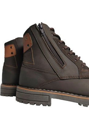 Botas En Cuero Para Hombre Color Café Marca Monserrate Ref. Quimbaya