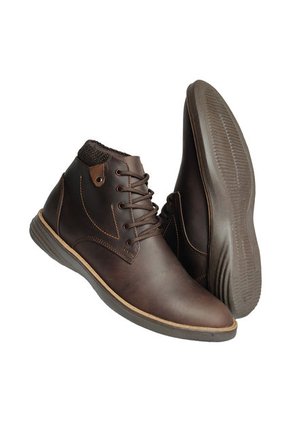 Botines En Cuero Para Hombre Color Roble Marca Monserrate Ref. Cienaga