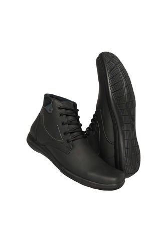 Botines En Cuero Para Hombre Color Negro Marca Monserrate Ref. Serrania Monserrate