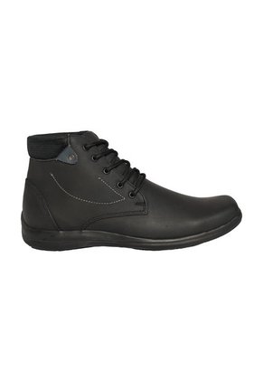 Botines En Cuero Para Hombre Color Negro Marca Monserrate Ref. Serrania