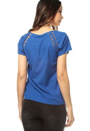 Blusa Azul Rey MONTAGE