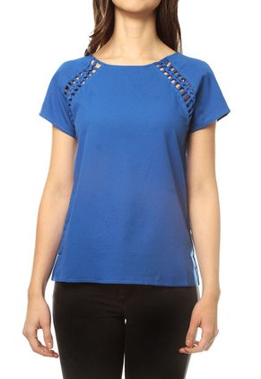 Blusa Azul Rey MONTAGE