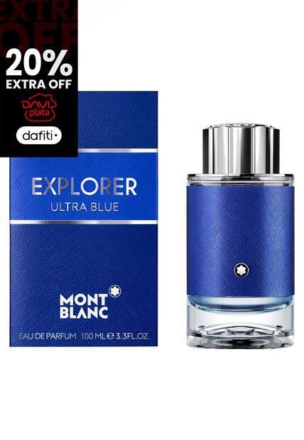 Perfume Explorer Ultra Blue De Mont Blanc Para Hombre 100 Ml