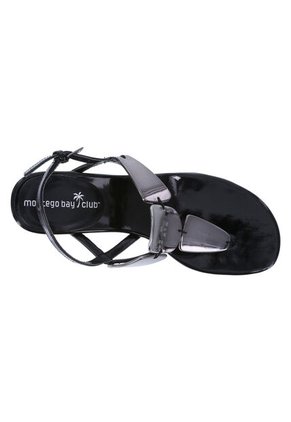 Sandalias Mork Mirroned Para Mujer Negro Montego Bay Club 191463